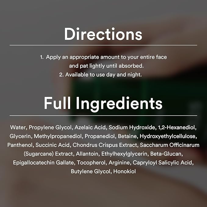 Abib Clear spot serum 7.325 pump with Seamoss Extract, Azelaic Acid, Succinic Acid 1.01 fl oz, 30 mL