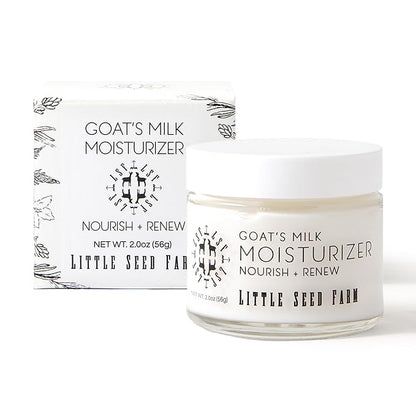 Little Seed Farm Goat's Milk Face Moisturizer - All Natural, Organic Moisturizer Face Cream - 2.0 Ounce