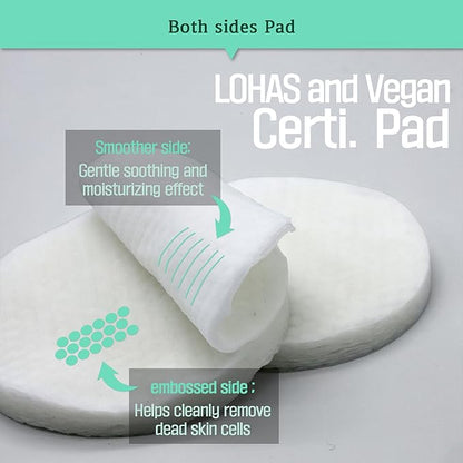 Apple AHA Essence Pad, Green Apple, with AHA, Toner pad, Soothing and Peeling, 60 vegan sheets-for sensitive skin, Hydrating care