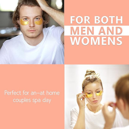 pureSOL Charcoal Under Eye Patches – Charcoal Eye Patches For Adults – 12 Pairs Hydrogel Under Eyes Mask To Remove Dark Circles And Under Eye Treatment For Women – Anti Wrinkle Eye Masks