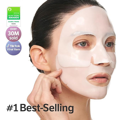 SUNGBOON EDITOR Deep Collagen Boost Set | Face Mask (4ea) & Serum | Glass Skin & Firming Care Kit | 2.16M ppb Collagen + Volufiline | Stocking Stuffers, Gifts for Women | Korean Skincare