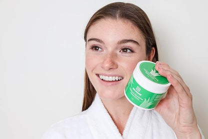 Ultimate Smoothing Facial Cream – Hydrating Anti-Aging Moisturizer for Face with Aloe Vera, Coconut Oil, Cucumber Extracts, Glycolic & Lactic Acid & Vitamin E Nourishing Facial Moisturizer for Women