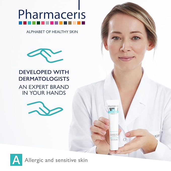 Hyaluronic Acid Water Cream, Moisturizing Face Cream, Hydrates & Soothes, Helps Strengthen Skin Barrier, Lightweight Daily Cream for Dry, Sensitive & Allergy-Prone Skin, HYALURO-SENSILIUM