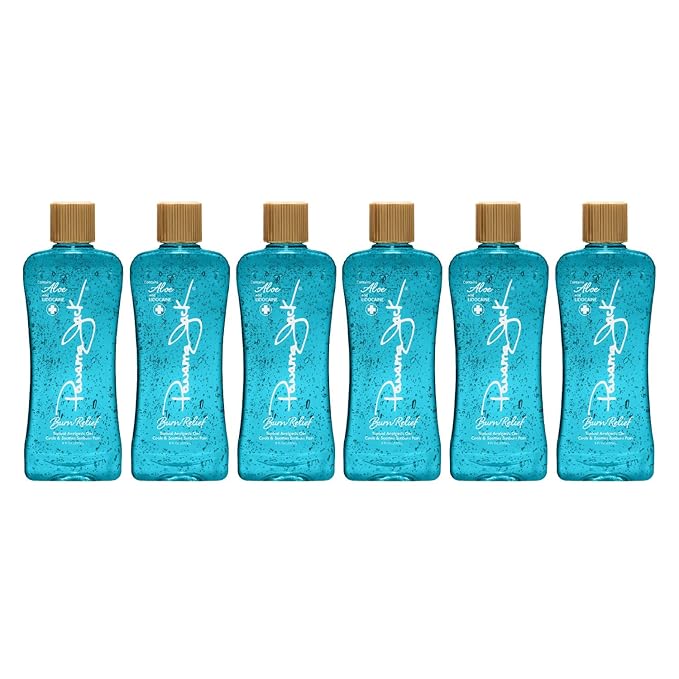 Panama Jack Burn Relief Gel - After Sun Topical Analgesic, Cools & Soothes Sunburns, Insect Bites, Cuts & Scrapes, Contains Aloe and Menthol, 8 FL OZ