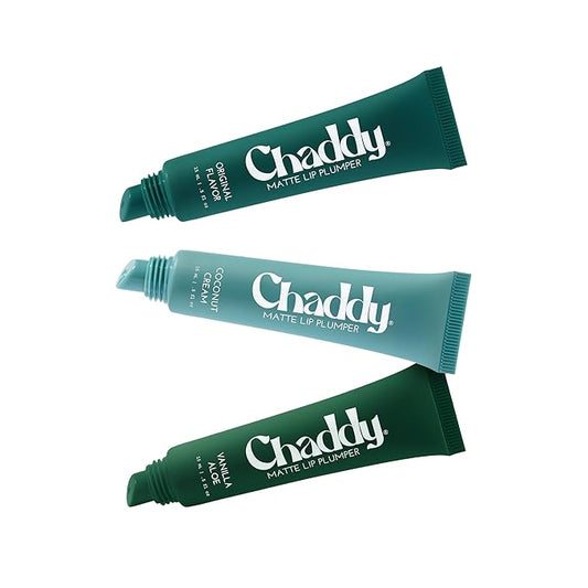 Chaddy Matte Lip Plumper - Hydrating Lip Plumper with Hyaluronic Acid | Plumping Lip, Natural Lip Care and Enhancer - (Trio Pack)