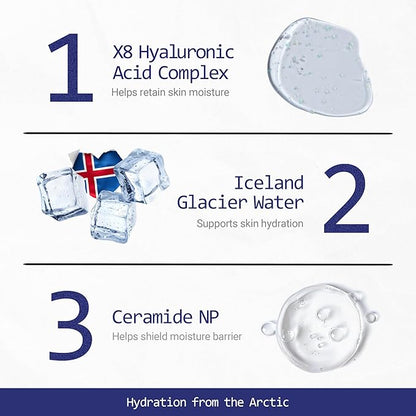 Finlande Aurora Night Glow Mask - 3-Step Overnight Gel Mask w/ 20,000 Aurora Capsules, Ceramide & 8 Hyaluronic Acids - Hydrating Sleep Mask for Smooth & Balanced Skin Korean Skin Care (2.1 oz)