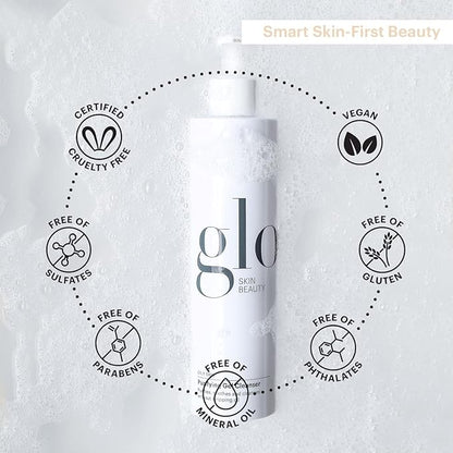Glo Skin Beauty Purifying Gel Cleanser - Salicylic Acid + Niacinamide Face Wash Balances Skin, Targets Clogged Pores, Excess Oil & Breakouts - Gently Exfoliates & Minimizes Appearance of Fine Lines