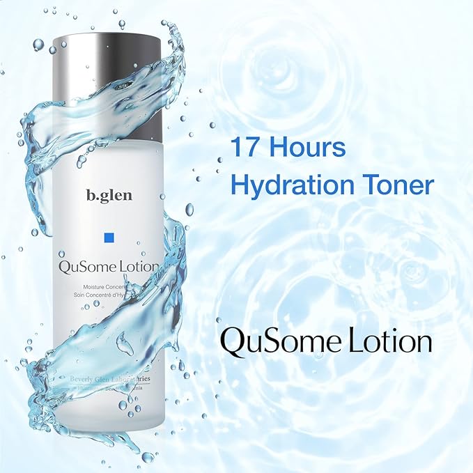 ビーグレン b.glen QuSome Lotion (120mL/4.06fl.oz.) b.glen QuSome Essential Toner's Deep Hydration Delivers up to 17 Hours of Moisture to Quench Your Skin's Thirst