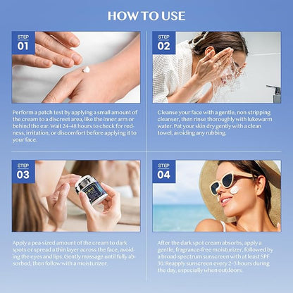 Dark Spot Remover for Face & Body – Dark Spot Corrector for Face - Hyperpigmentation, Age Spot, Sun Spot, Melasma & Freckles – Brightening & Even Skin Tone Treatment (1.7 Fl Oz)