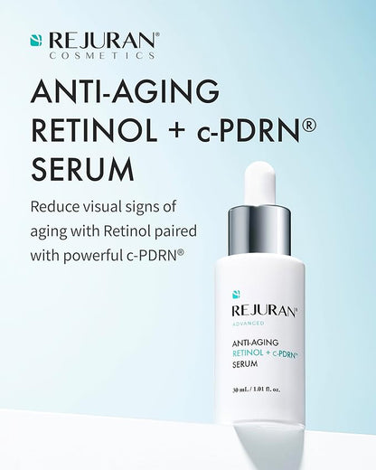 REJURAN® Advanced Anti-Aging Retinol + c-PDRN® Serum - Boosting Facial Serum for Firmness, Radiance and Anti-Wrinkle Care, Clinically Developed (1.01 fl oz)