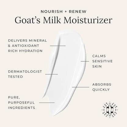 Little Seed Farm Goat's Milk Face Moisturizer - All Natural, Organic Moisturizer Face Cream - 2.0 Ounce