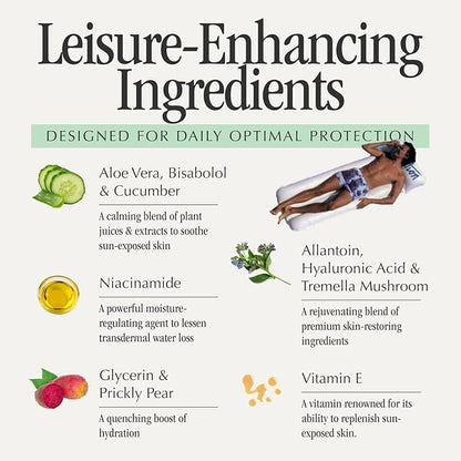 VACATION Mini After Sun Gel, Travel Size Soothing Aloe Vera Gel for Sunburn Relief, Hydrating & Cooling, Non-Sticky Aftersun Care, 1oz (Value Pack of 6)