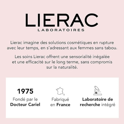 Lierac Rehydrating Under Eye Cream, Rehydrates & Hydrates, Smoothes with Hyaluronic Acid, Elevates Skin Radiance, Under Eye Moisturizer Cream for Woman, Suitable for All Skin Types - 15ml