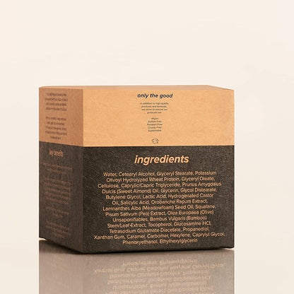 DIME Beauty Whipped Exfoliating Mask, Face Scrub and Cleanser, Lactic Acid and Salicylic Acid Scrub, 2 oz / 60 ml