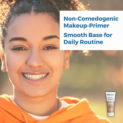 Waxhead Tinted Mineral Sunscreen for Face – Sheer Glow BB Cream Moisturizer with SPF 31, Non-Nano Zinc Oxide, Unscented, Non‑Comedogenic Mineral Facial Sunscreen, Wear under Makeup (Medium Tint 4oz)