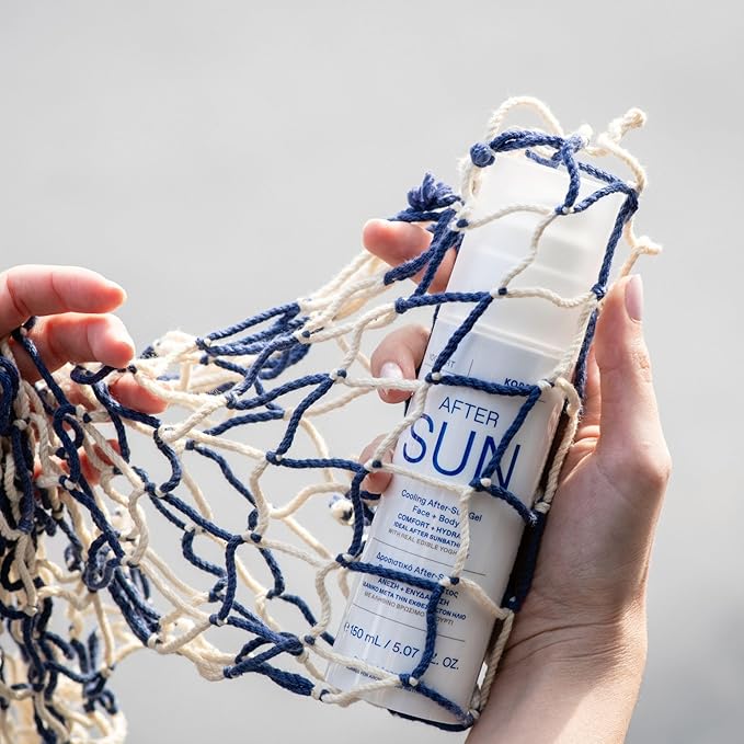 KORRES Greek Yoghurt Cooling After Sun Gel for Face & Body, Lightweight Hydrating Cream Gel with Natural Proteins & Vitamins, Sunburn Relief for Sun-Exposed or Dry Skin, 5.07 fl oz, Stocking Stuffer