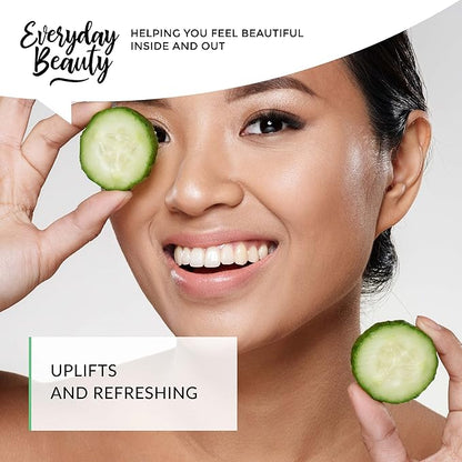 Cucumber Hydrosol Bulk - 32 oz All Natural Hydrating Spray Mist for Face and Hair - 100% All Natural Cucumber Water