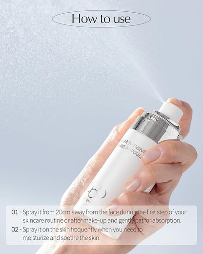 LBB Cellular Intensive Soothing Ampoule - Vegan Moisture Glow Calming Face Spray Serum - Skin Balancing, Radiance, Moisturizing - Tangerine Cellular Red Ginseng, Prebiotics 2.03 fl.oz.