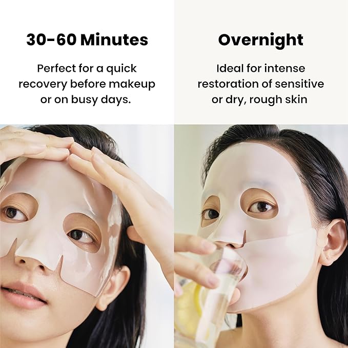podl All-In-One Hyaluronic Hydrogel Mask(4ea) | Collagen Face Mask for Glass Glow Skin | Deep Hydration & Radiance Boosting | Improves Skin Elasticity & Firmness | Korean Face Mask Skincare