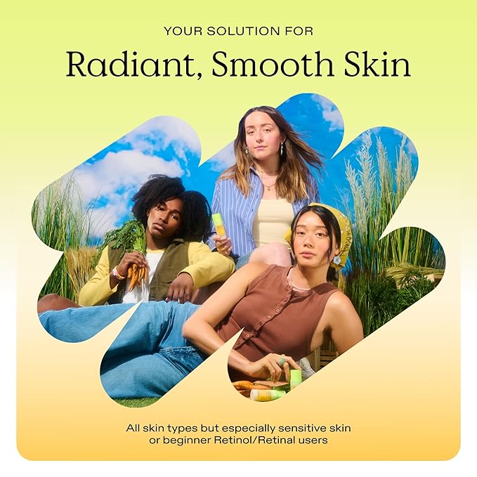 KraveBeauty 24 Carrot Retinal - 30ml, Korean Skincare-Inspired Gentle Retinal Serum, Smooths Skin Texture, Supports Skin Barrier, Lightweight Non-Sticky Gel, Nourishes with Upcycled Carrot Extract